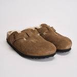 Scarpa donna Boston Shearling marrone dark tea 1032432 DARK TEE BIRKENSTOCK 