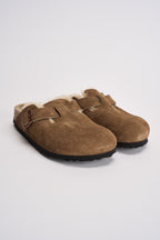 Scarpa donna Boston Shearling marrone dark tea 1032432 DARK TEE BIRKENSTOCK 