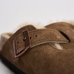 Scarpa donna Boston Shearling marrone dark tea 1032432 DARK TEE BIRKENSTOCK 