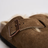 Scarpa donna Boston Shearling marrone dark tea 1032432 DARK TEE BIRKENSTOCK 