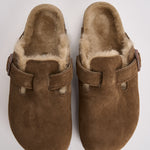 Scarpa donna Boston Shearling marrone dark tea 1032432 DARK TEE BIRKENSTOCK 