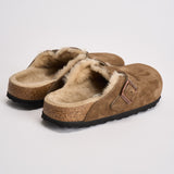 Scarpa donna Boston Shearling marrone dark tea 1032432 DARK TEE BIRKENSTOCK 