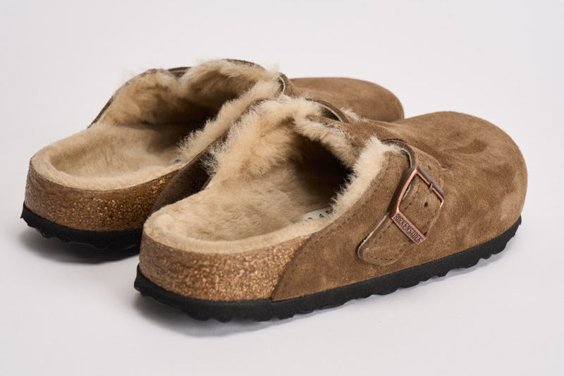 Scarpa donna Boston Shearling marrone dark tea 1032432 DARK TEE BIRKENSTOCK 