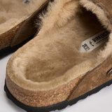Scarpa donna Boston Shearling marrone dark tea 1032432 DARK TEE BIRKENSTOCK 