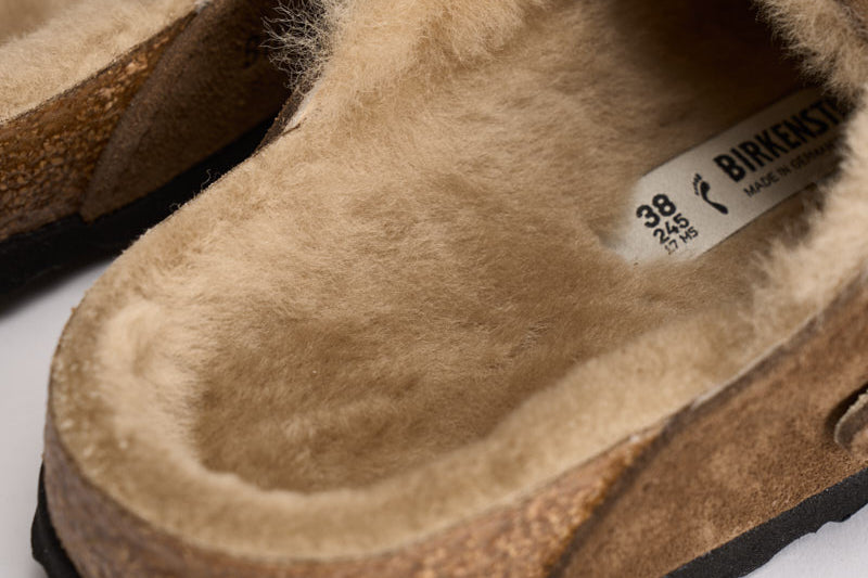 Scarpa donna Boston Shearling marrone dark tea 1032432 DARK TEE BIRKENSTOCK 