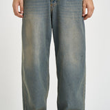 Jeans uomo denim lavaggio vintage celeste 46BLK20 430 BL11 
