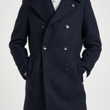 Cappotto uomo doppiopetto blu notte ALGARVE CC1232 BRERAS 