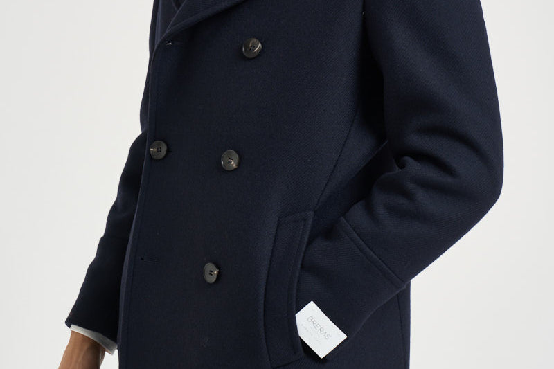 Cappotto uomo doppiopetto blu notte ALGARVE CC1232 BRERAS 
