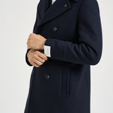 Cappotto uomo doppiopetto blu notte ALGARVE CC1232 BRERAS 