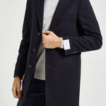 Cappotto uomo monopetto blu notte DUBLINO C100275 BRERAS 