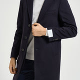 Cappotto uomo monopetto blu notte DUBLINO C100275 BRERAS 