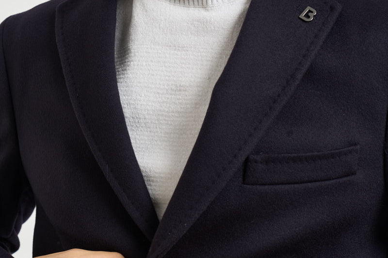 Cappotto uomo monopetto blu notte DUBLINO C100275 BRERAS 