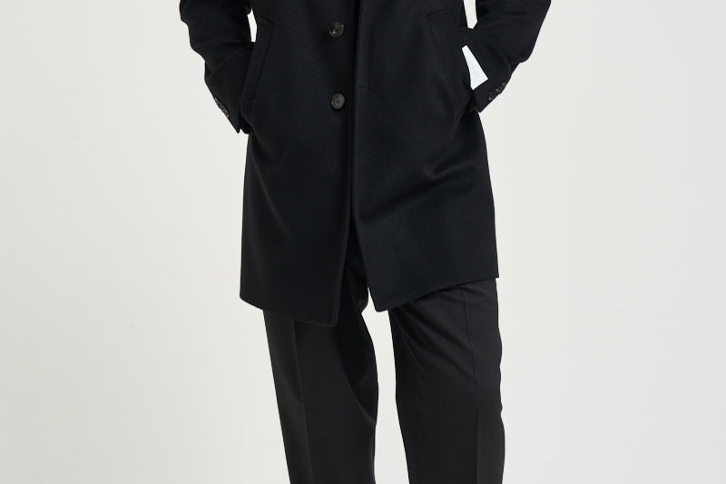 Cappotto uomo monopetto nero DUBLINO C100276 BRERAS 