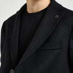 Cappotto uomo monopetto nero DUBLINO C100276 BRERAS 