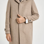 Cappotto uomo in cashmire beige PEST C909300 BRERAS 