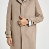 Cappotto uomo in cashmire beige PEST C909300 BRERAS 