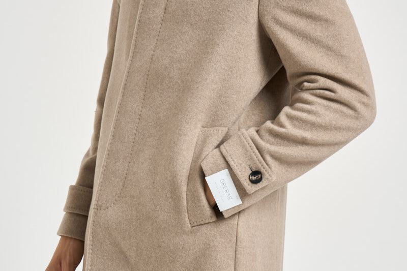 Cappotto uomo in cashmire beige PEST C909300 BRERAS 