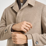 Cappotto uomo in cashmire beige PEST C909300 BRERAS 