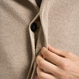 Cappotto uomo in cashmire beige PEST C909300 BRERAS 