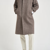 Cappotto uomo in lana beige e moro ZAGABRIA C14253 BRERAS 
