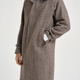 Cappotto uomo in lana beige e moro ZAGABRIA C14253 BRERAS 