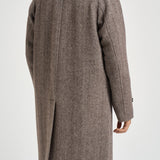 Cappotto uomo in lana beige e moro ZAGABRIA C14253 BRERAS 