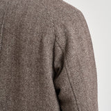 Cappotto uomo in lana beige e moro ZAGABRIA C14253 BRERAS 
