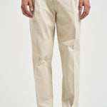 Pantalone uomo doppia pinces panna BELLO 400008103 BRIGLIA 