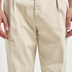 Pantalone uomo doppia pinces panna BELLO 400008103 BRIGLIA 
