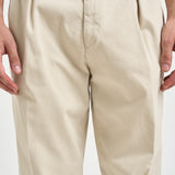 Pantalone uomo doppia pinces panna BELLO 400008103 BRIGLIA 