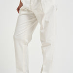 Pantalone uomo doppia pinces bianco BELLO 400008120 BRIGLIA 