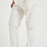 Pantalone uomo doppia pinces bianco BELLO 400008120 BRIGLIA 