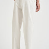 Pantalone uomo doppia pinces bianco BELLO 400008120 BRIGLIA 