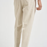 Pantalone uomo in velluto a costine panna BELLOD 400045103 BRIGLIA 