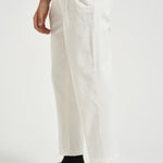 Pantalone uomo doppie pinces bianco BELLOD 400121120 BRIGLIA 