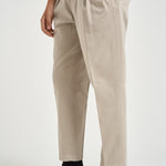 Pantalone uomo doppie pinces ecrù BELLOD 40012123 BRIGLIA 