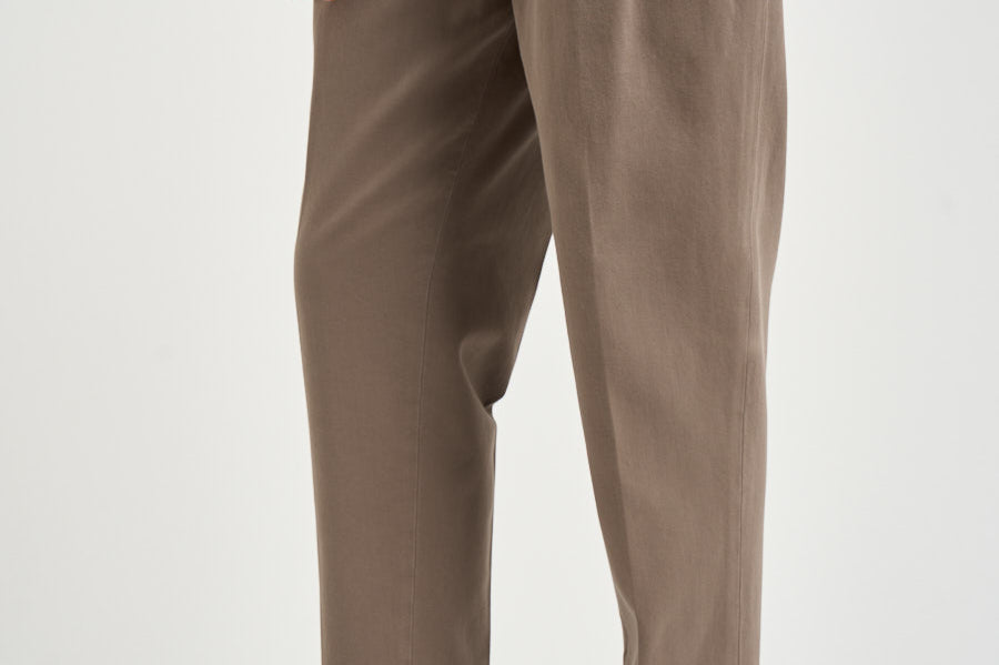 Pantalone uomo doppie pinces fango BELLOD 40012136 BRIGLIA 
