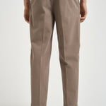 Pantalone uomo doppie pinces fango BELLOD 40012136 BRIGLIA 