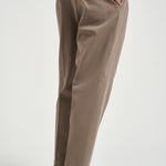 Pantalone uomo doppie pinces fango BELLOD 40012136 BRIGLIA 