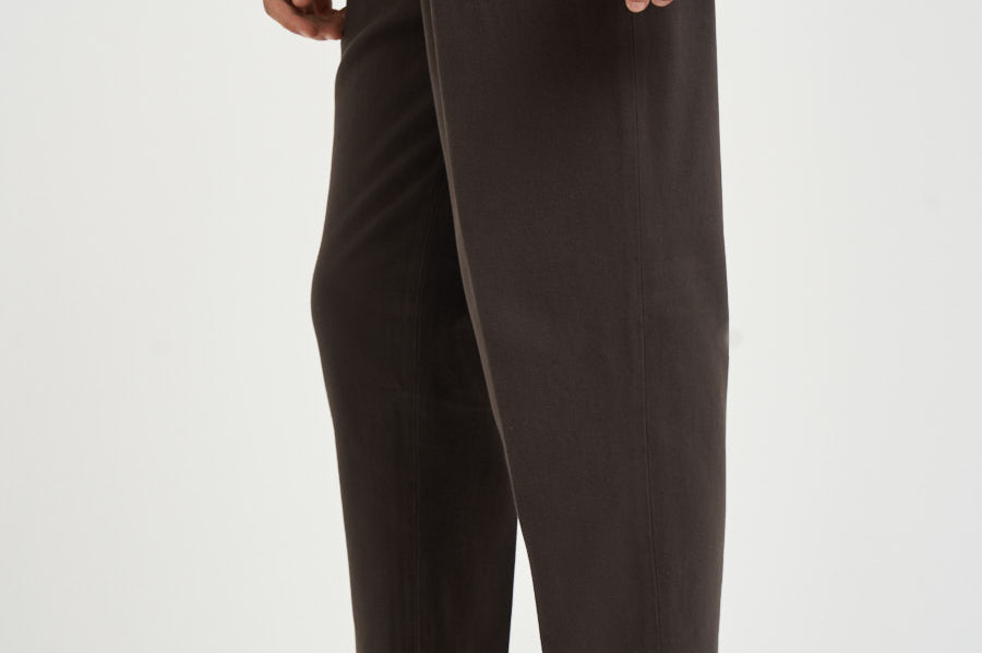 Pantalone uomo doppie pinces moro BELLOD 40012146 BRIGLIA 