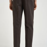 Pantalone uomo doppie pinces moro BELLOD 40012146 BRIGLIA 