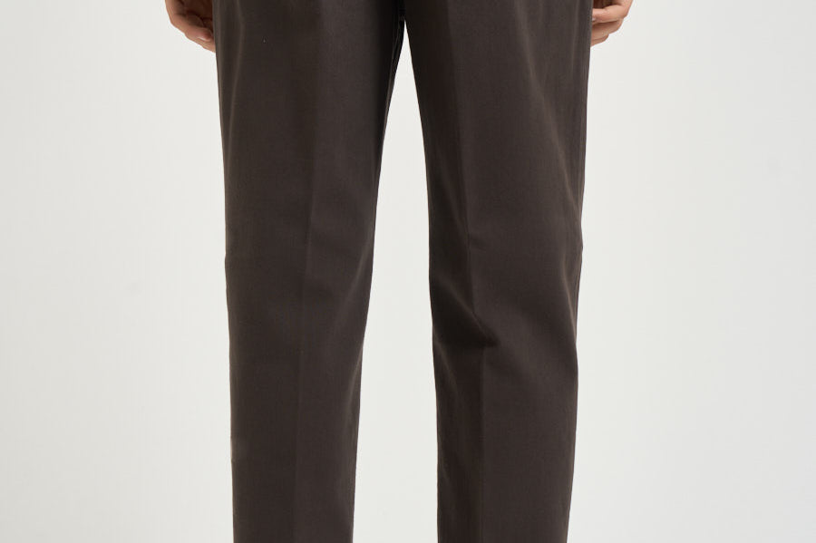 Pantalone uomo doppie pinces moro BELLOD 40012146 BRIGLIA 