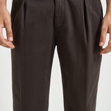 Pantalone uomo doppie pinces moro BELLOD 40012146 BRIGLIA 