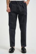 Pantaloni uomo in denim grigio BELLOD 400169641 BRIGLIA 
