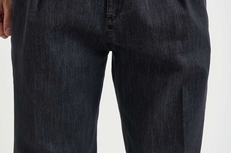 Pantaloni uomo in denim grigio BELLOD 400169641 BRIGLIA 