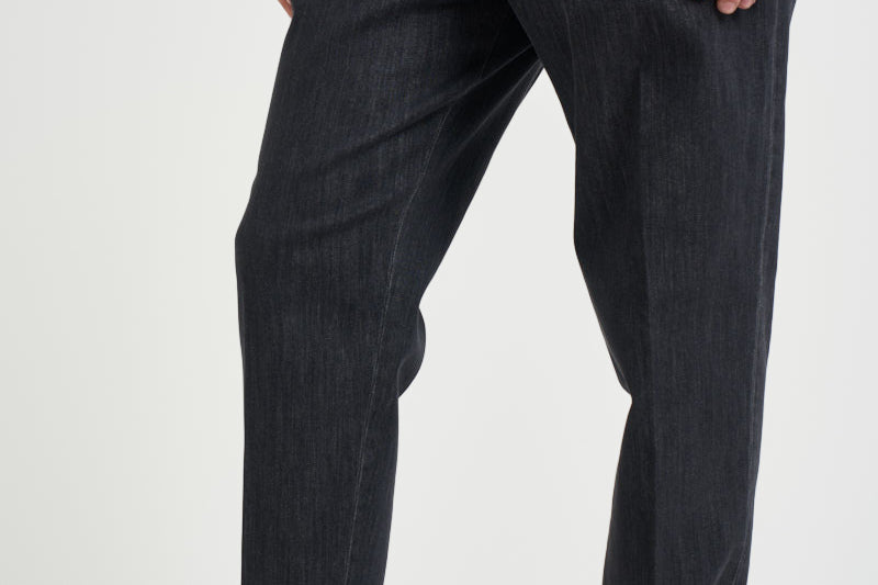 Pantaloni uomo in denim grigio BELLOD 400169641 BRIGLIA 