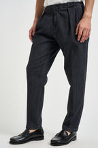 Pantaloni uomo in denim grigio BELLOD 400169641 BRIGLIA 
