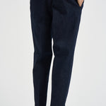 Jeans uomo con pinces in denim blu scuro BELLOJ 40019541 BRIGLIA 