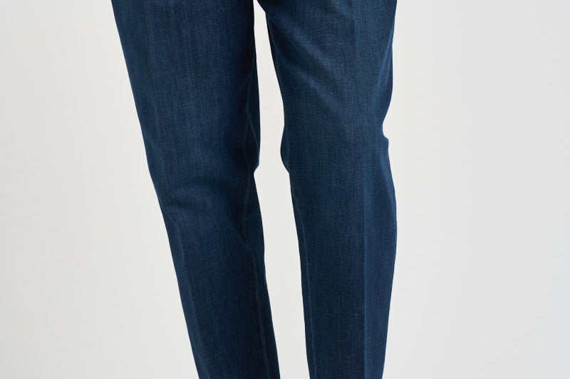 Jeans uomo con pinces blu denim BELLOJ 40019561 BRIGLIA 