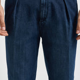 Jeans uomo con pinces blu denim BELLOJ 40019561 BRIGLIA 